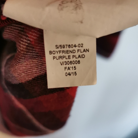 Old navy flannel boyfriend shirt - Picture 5 of 5
